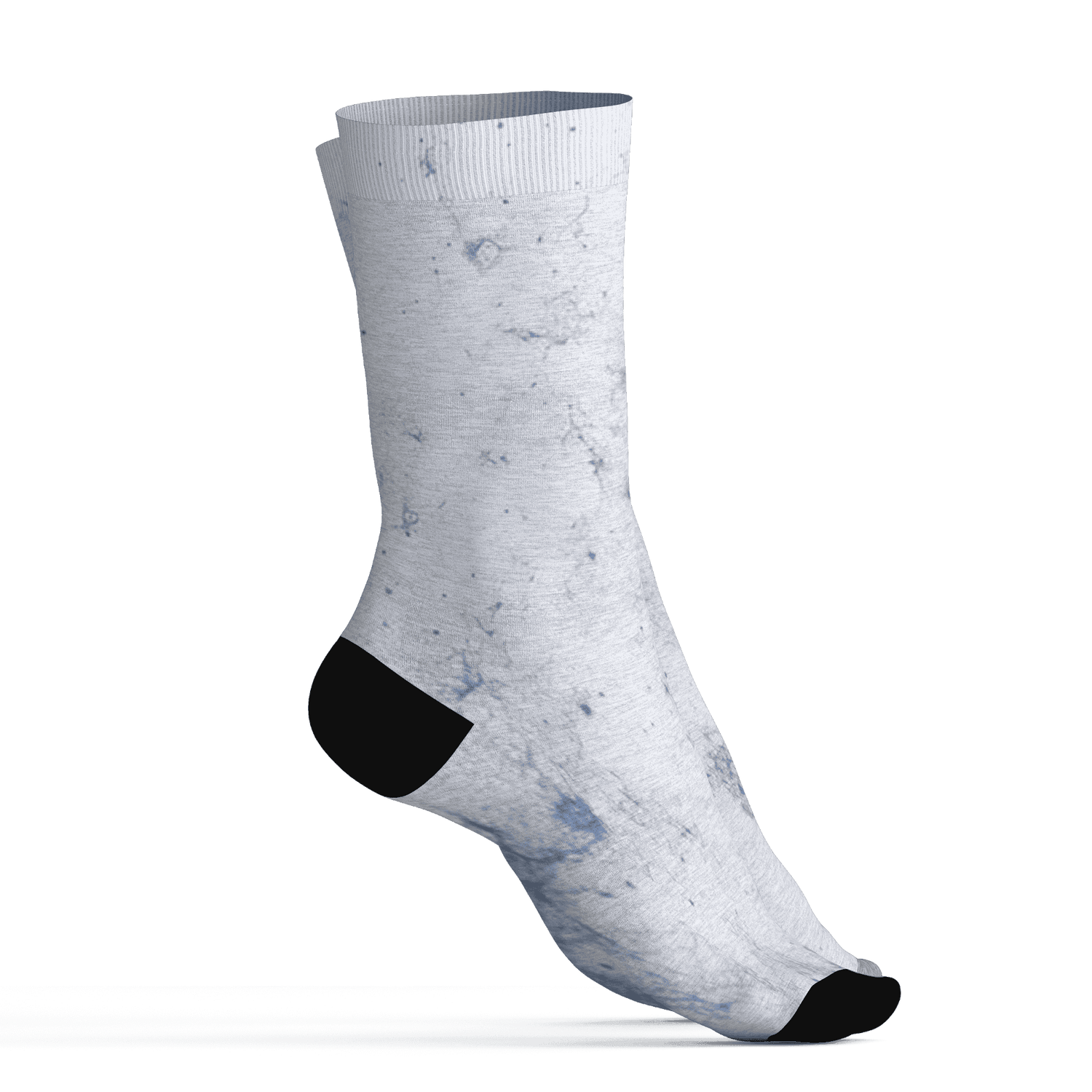 Industrial Blue 4s Socks Match Blowing Money Fast Girl 3D All-Over Print - NastyJamz