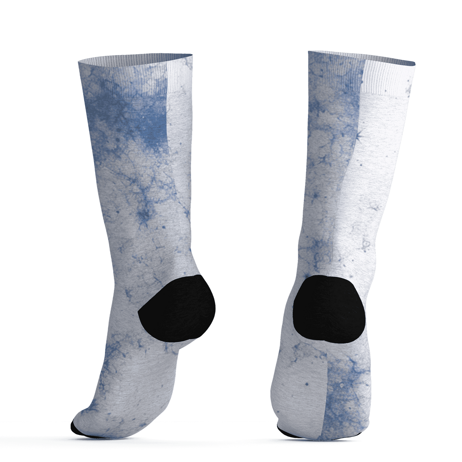 Industrial Blue 4s Socks Match Blowing Money Fast Girl 3D All-Over Print - NastyJamz