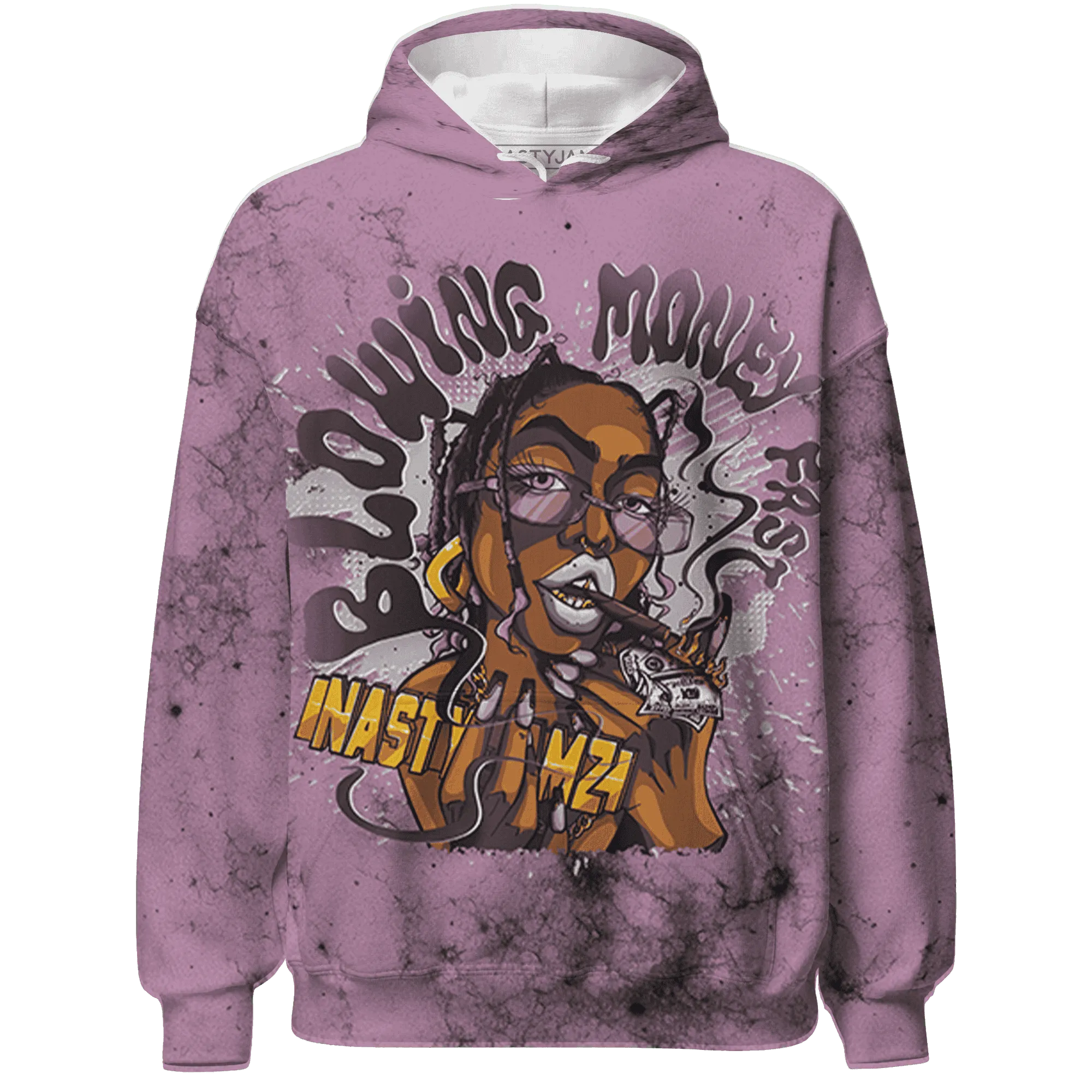 Orchid-Neutral-Grey-Black-White-4s-NastyJamz-Hoodie-Match-Blowing-Money-Fast-Girl-3D