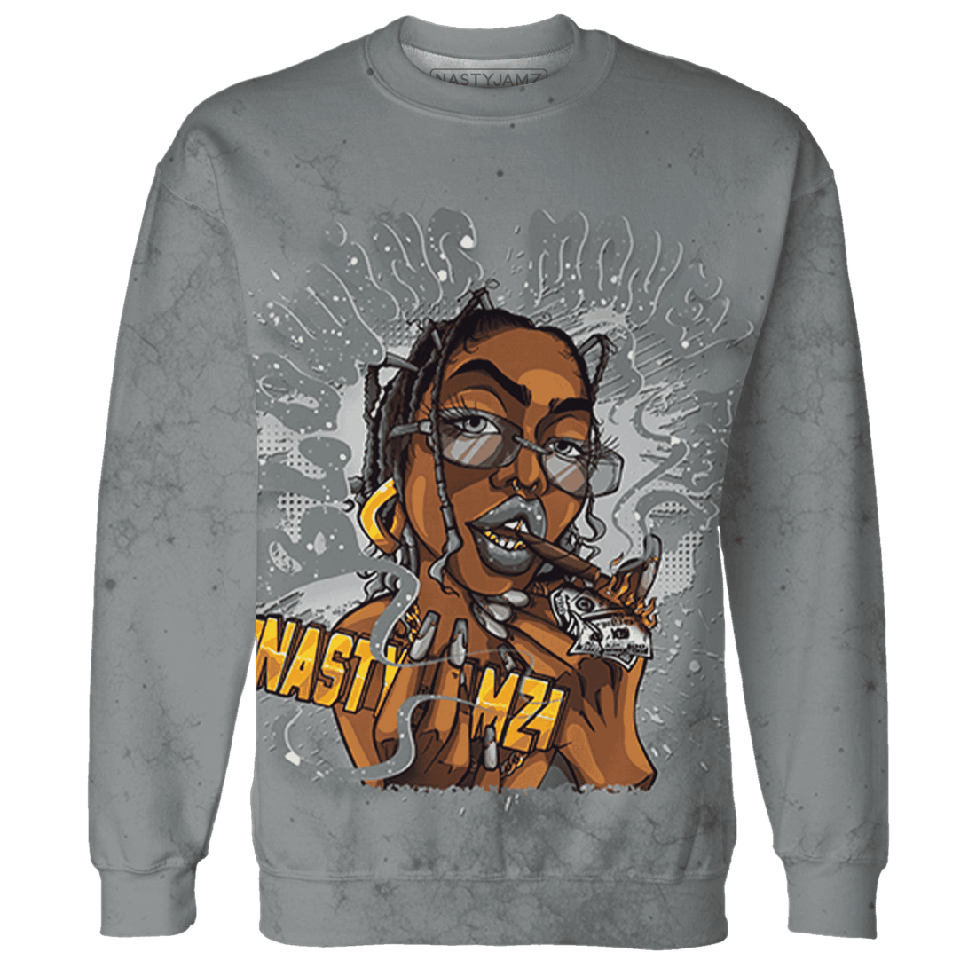 Paris Olympicsss 4s Sweatshirt Match Blowing Money Fast Girl 3D All-Over Print - NastyJamz