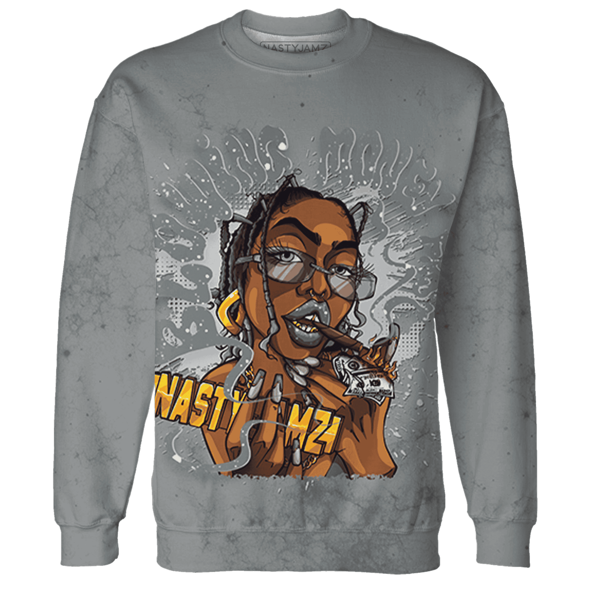 Paris Olympicsss 4s Sweatshirt Match Blowing Money Fast Girl 3D All-Over Print - NastyJamz