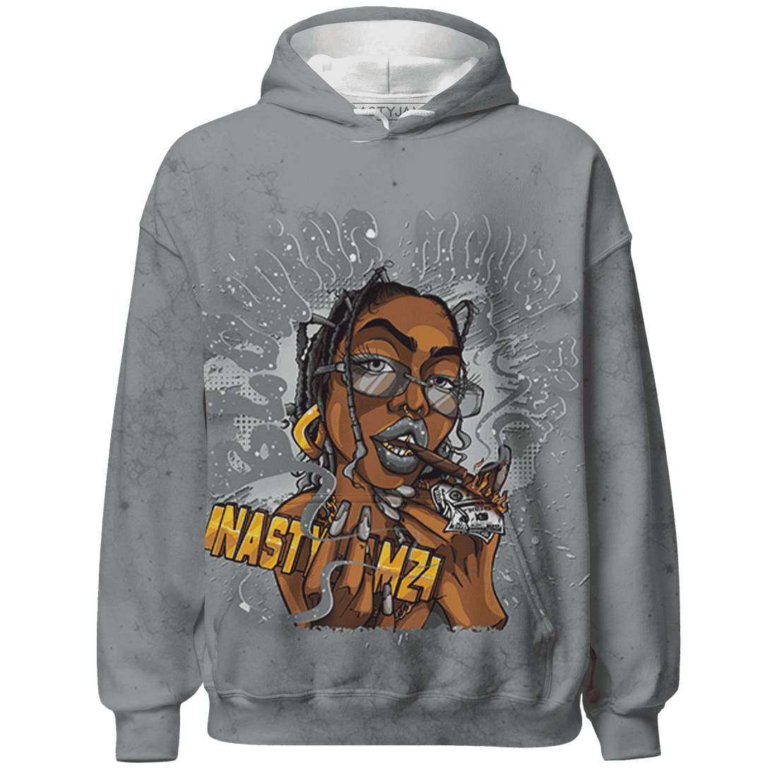Paris Olympicsss 4s Hoodie Match Blowing Money Fast Girl 3D All-Over Print - NastyJamz