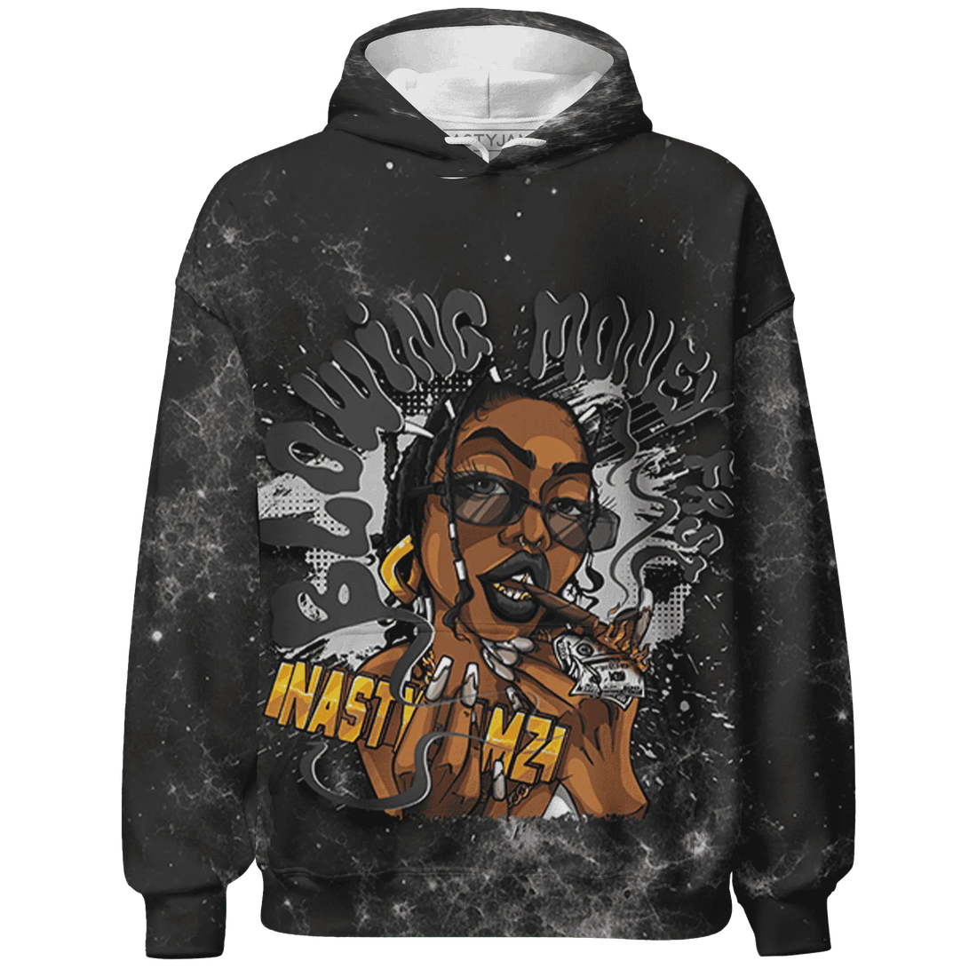 White-Thunder-4s-Hoodie-Match-Blowing-Money-Fast-Girl-3D