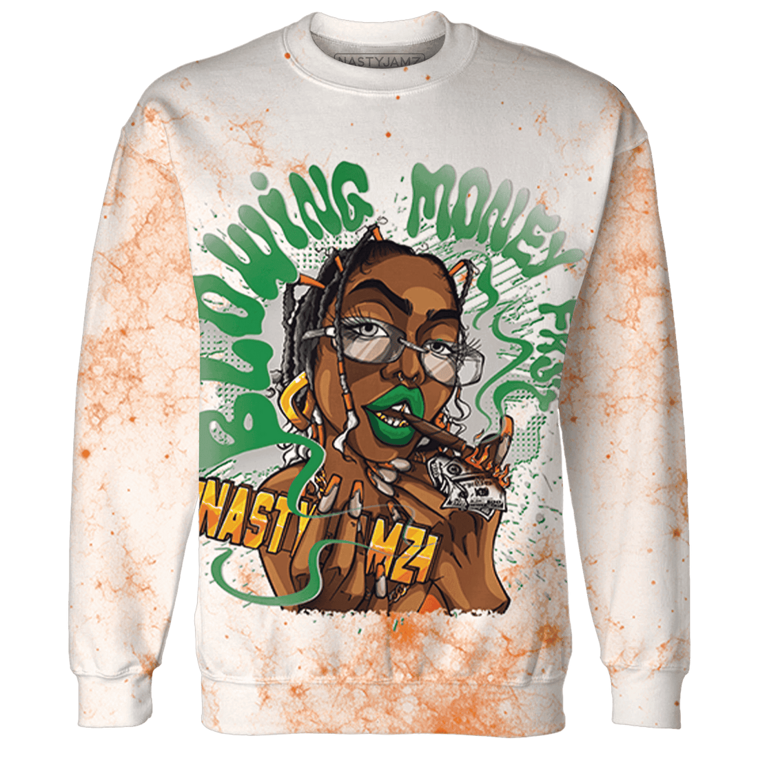 MAM Hurricanes 5s Sweatshirt Match Blowing Money Fast Girl 3D All-Over Print - NastyJamz