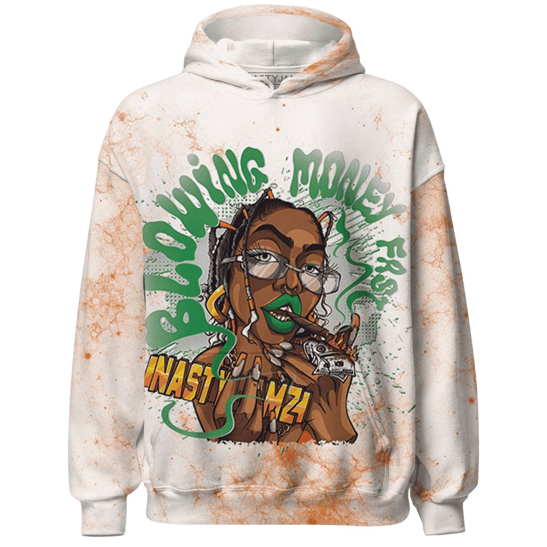 MAM Hurricanes 5s Hoodie Match Blowing Money Fast Girl 3D All-Over Print - NastyJamz