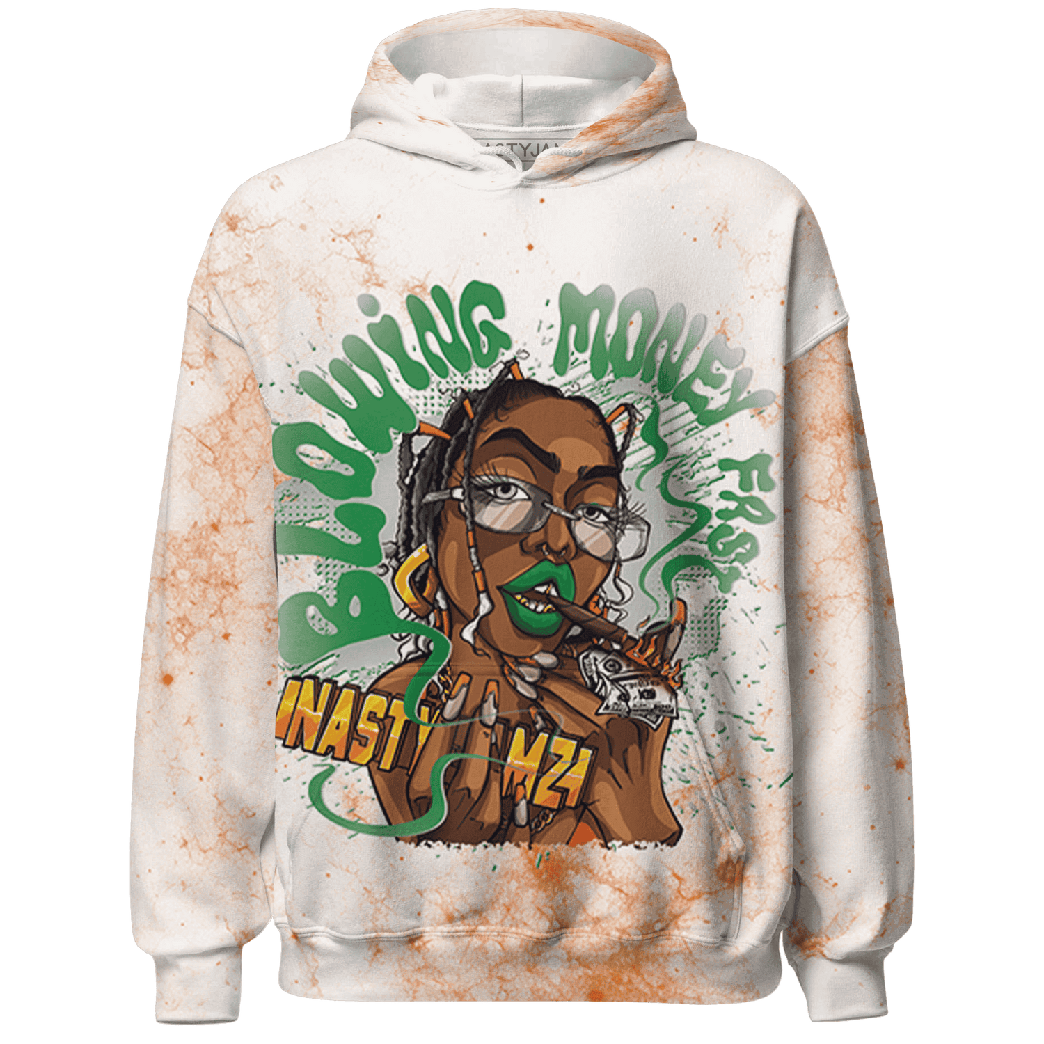 MAM Hurricanes 5s Hoodie Match Blowing Money Fast Girl 3D All-Over Print - NastyJamz