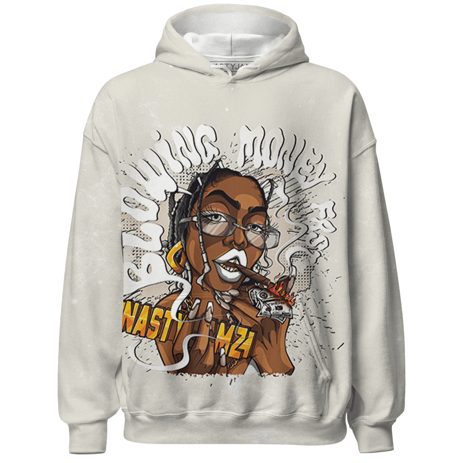 SE Sail 5s Hoodie Match Blowing Money Fast Girl 3D All-Over Print - NastyJamz