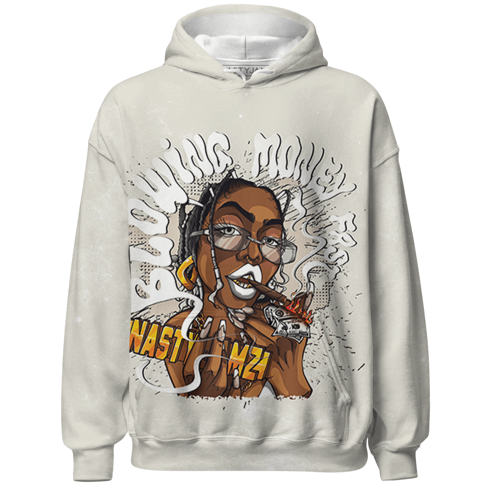 SE Sail 5s Hoodie Match Blowing Money Fast Girl 3D All-Over Print - NastyJamz