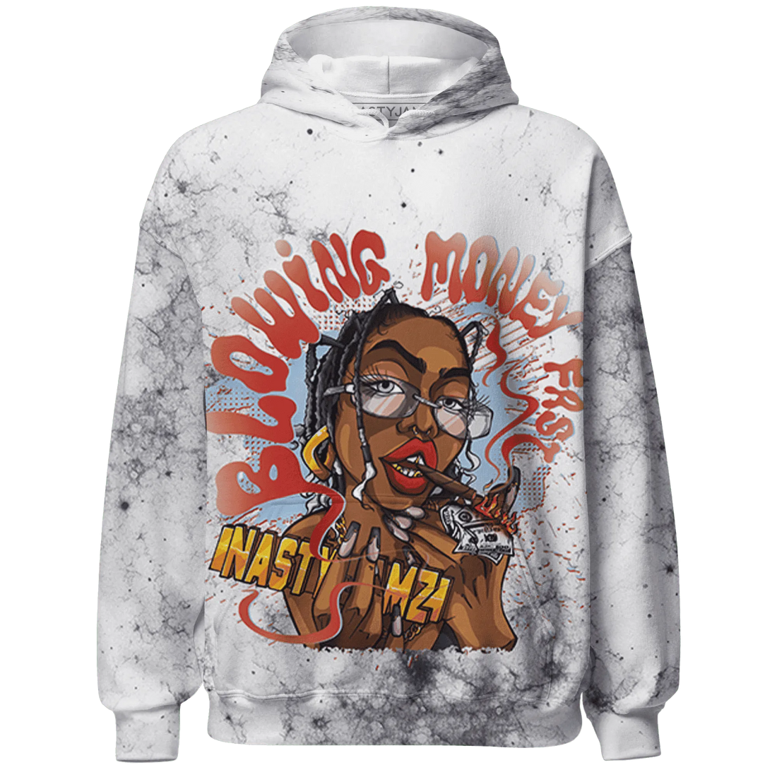 White-Navy-6s-Hoodie-Match-Blowing-Money-Fast-Girl-3D