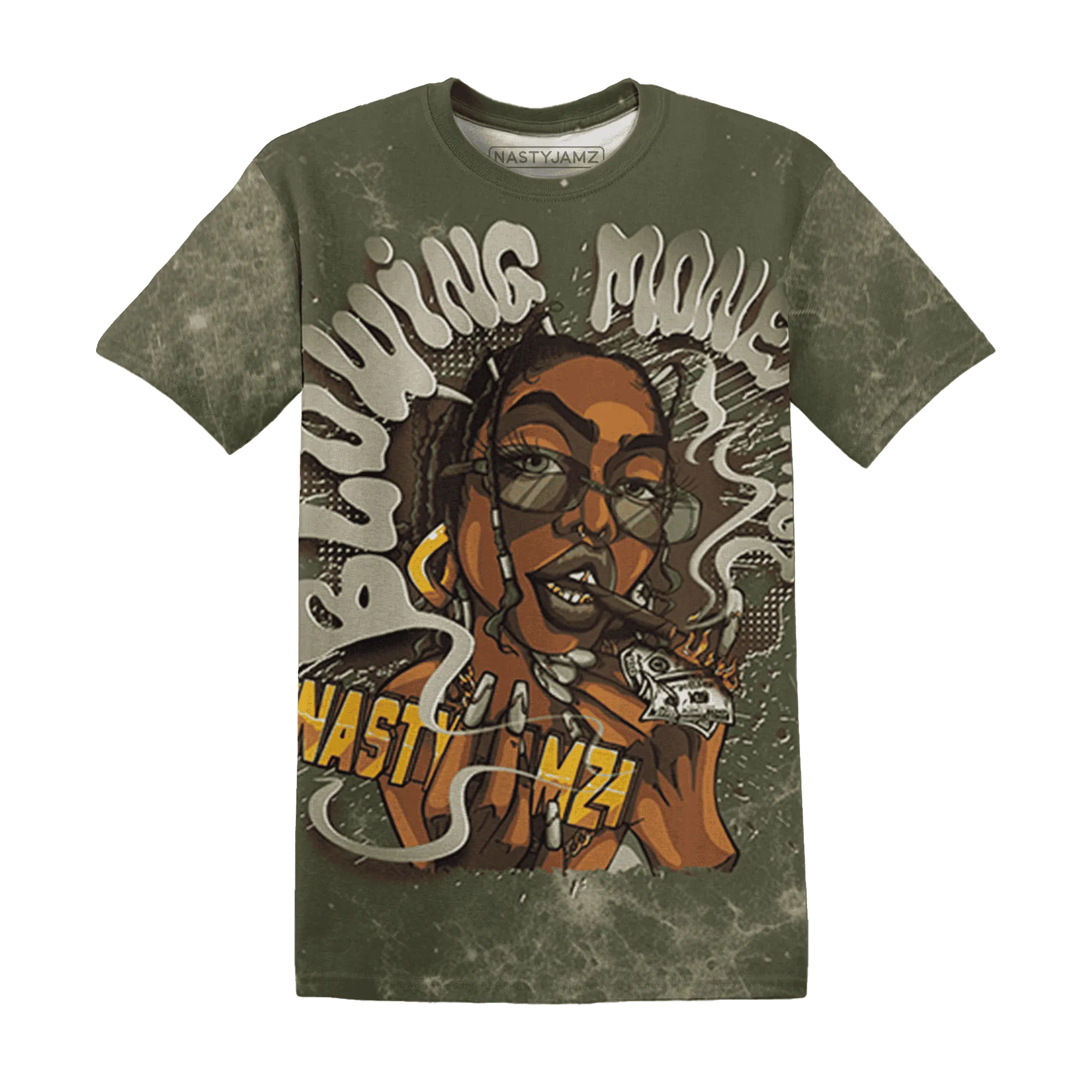 AM-1-Essential-Premium-NastyJamz-T-Shirt-Match-Blowing-Money-Fast-Girl-3D