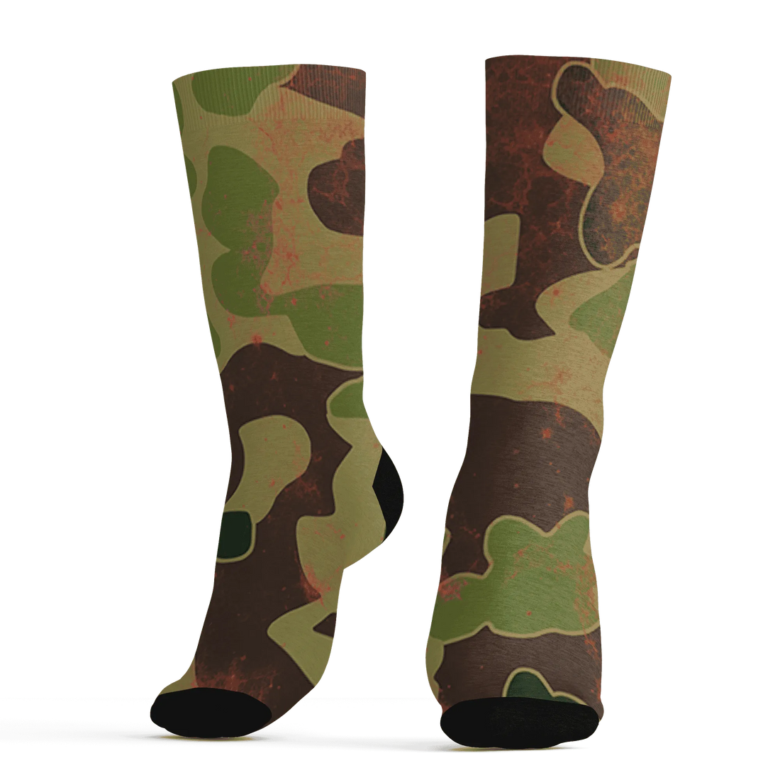 AM-90-Dark-Sage-Solar-Red-NastyJamz-Socks-Match-Blowing-Money-Fast-Girl-3D