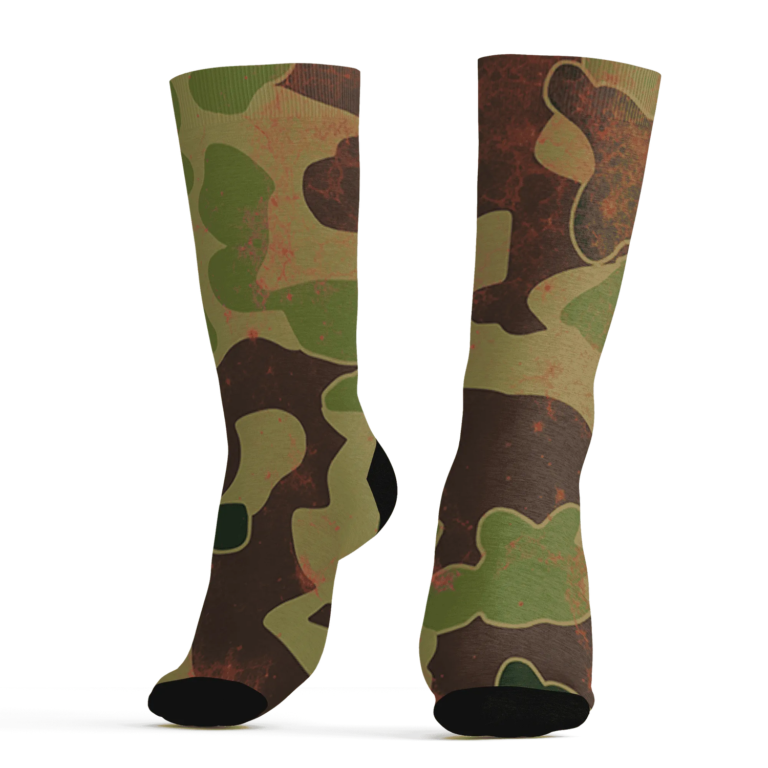 AM-90-Dark-Sage-Solar-Red-NastyJamz-Socks-Match-Blowing-Money-Fast-Girl-3D