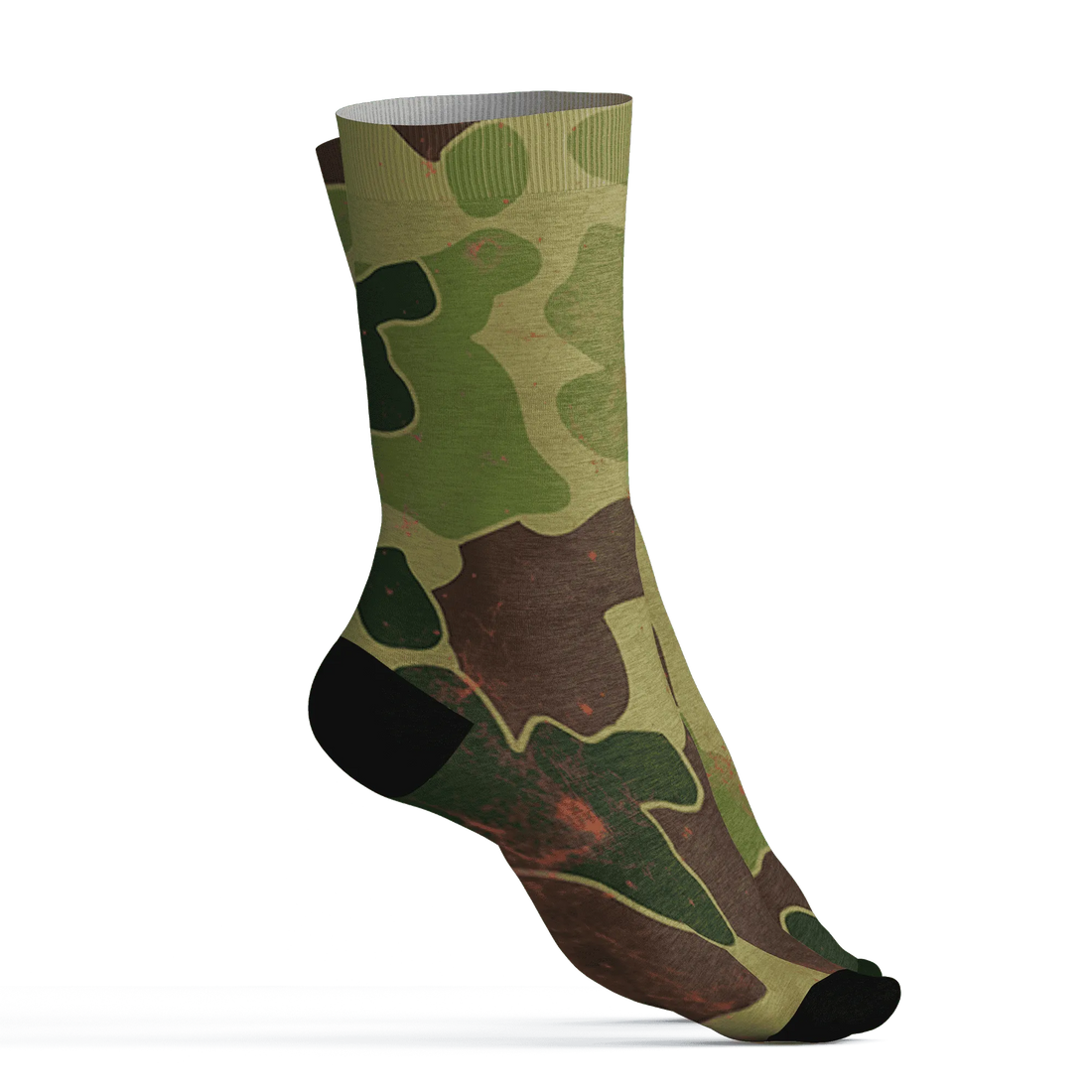 AM-90-Dark-Sage-Solar-Red-NastyJamz-Socks-Match-Blowing-Money-Fast-Girl-3D