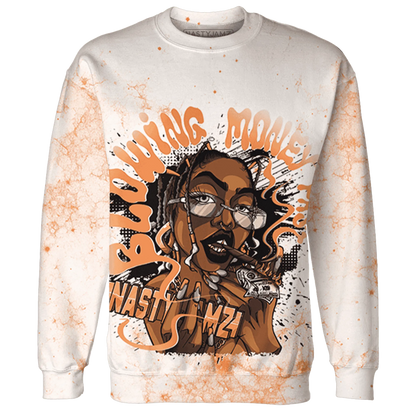 AM-TW-White-Orange-Sweatshirt-Match-Blowing-Money-Fast-Girl-3D