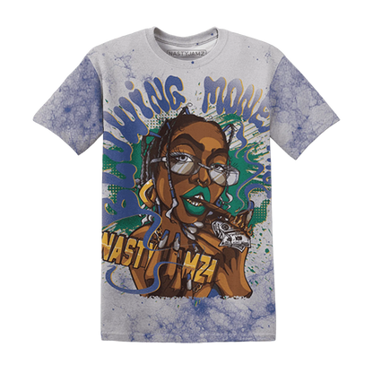 Dunk-Hyper-Royal-Malachite-NastyJamz-T-Shirt-Match-Blowing-Money-Fast-Girl-3D