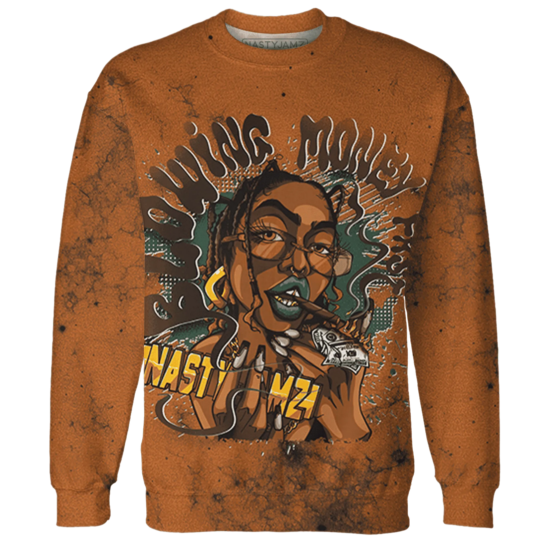 Dunk-Low-Ceramic-NastyJamz-Sweatshirt-Match-Blowing-Money-Fast-Girl-3D