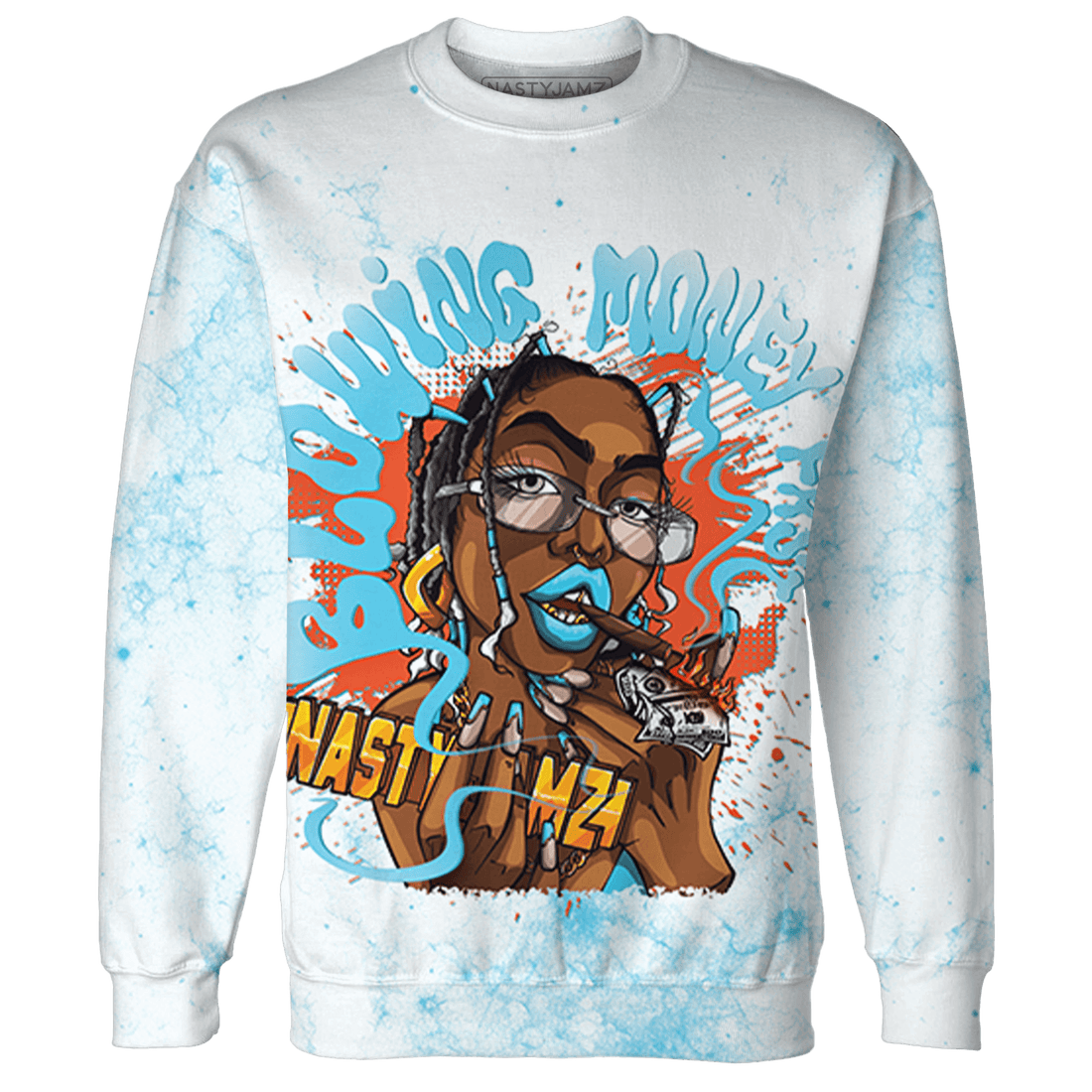 Dunk Low Dolphins Sweatshirt Match Blowing Money Fast Girl 3D All-Over Print - NastyJamz