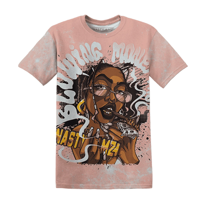 Dunk-Low-Glacier-Blue-Arctic-Orange-NastyJamz-T-Shirt-Match-Blowing-Money-Fast-Girl-3D