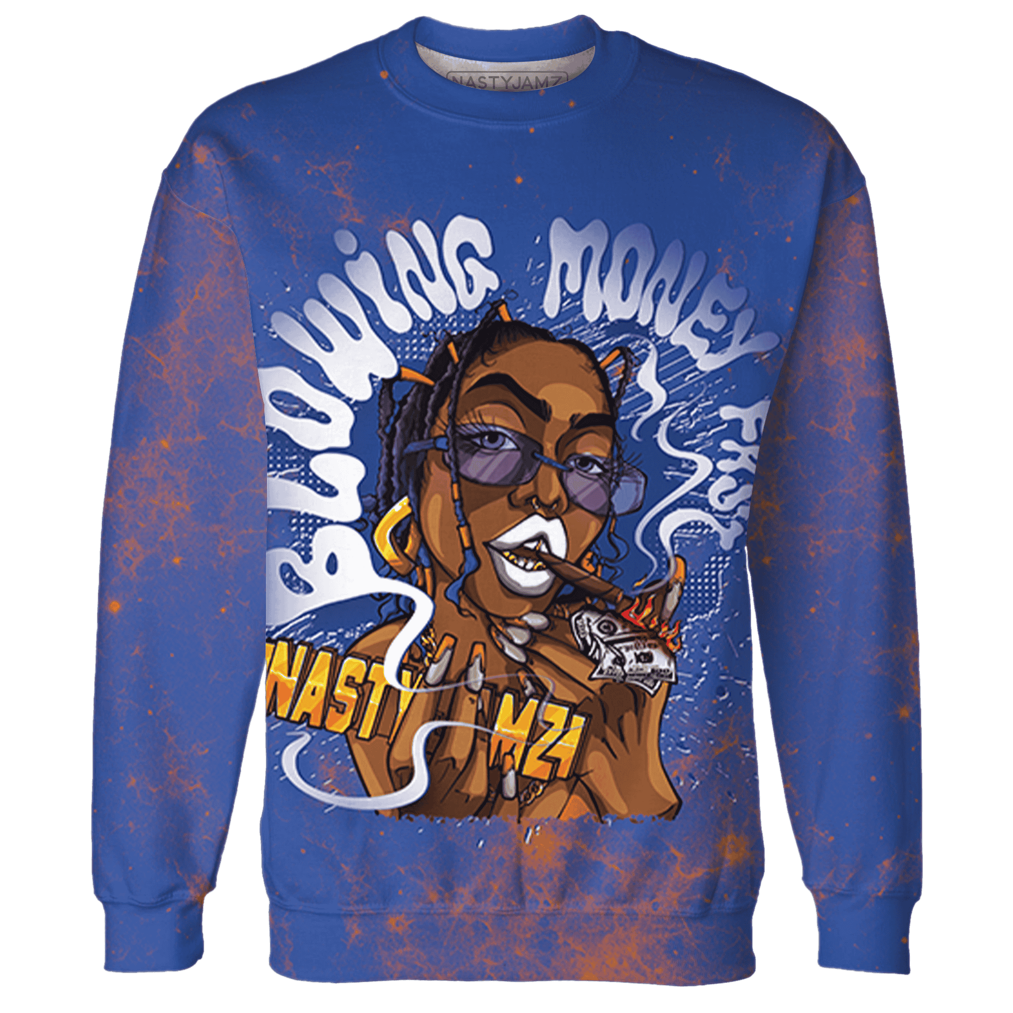 Dunk Low Knicks Sweatshirt Match Blowing Money Fast Girl 3D All-Over Print - NastyJamz