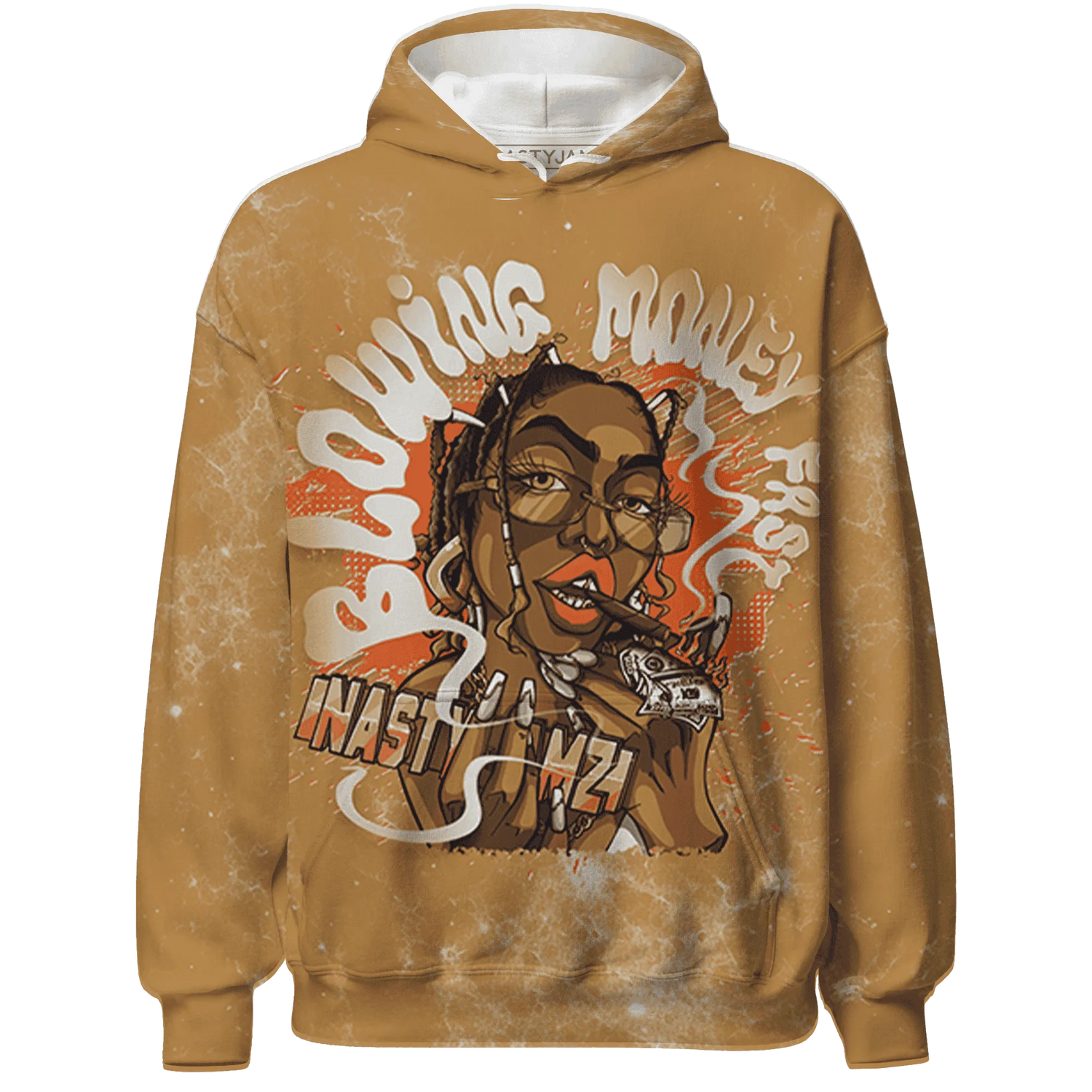 Dunk-Low-Retro-Wheat-Orange-NastyJamz-Hoodie-Match-Blowing-Money-Fast-Girl-3D
