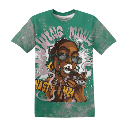 Dunk-Pink-Malachite-Medium-Soft-Low-Sail-T-Shirt-Match-Blowing-Money-Fast-Girl-3D