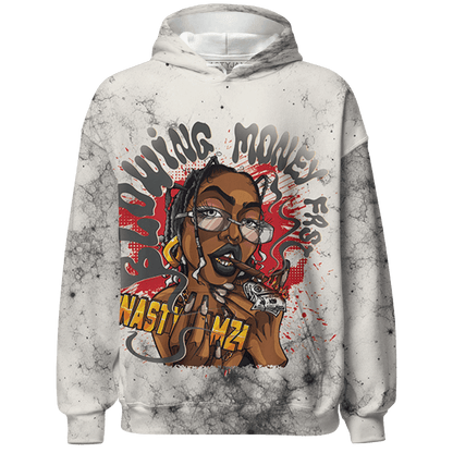 Jumman Jack Universityy Red Hoodie Match Blowing Money Fast Girl 3D All-Over Print - NastyJamz