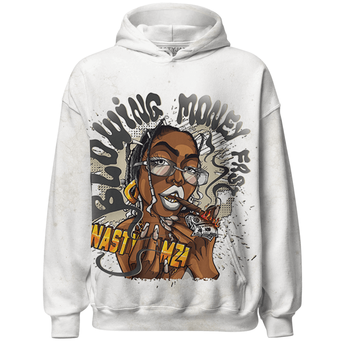 Gratitude 11s Hoodie Match Blowing Money Fast Girl 3D All-Over Print - NastyJamz