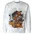 Blue Grey 13s Sweatshirt Match Blowing Money Fast Girl 3D All-Over Print - NastyJamz