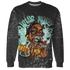 Green Glow 3s Sweatshirt Match Blowing Money Fast Girl 3D All-Over Print - NastyJamz
