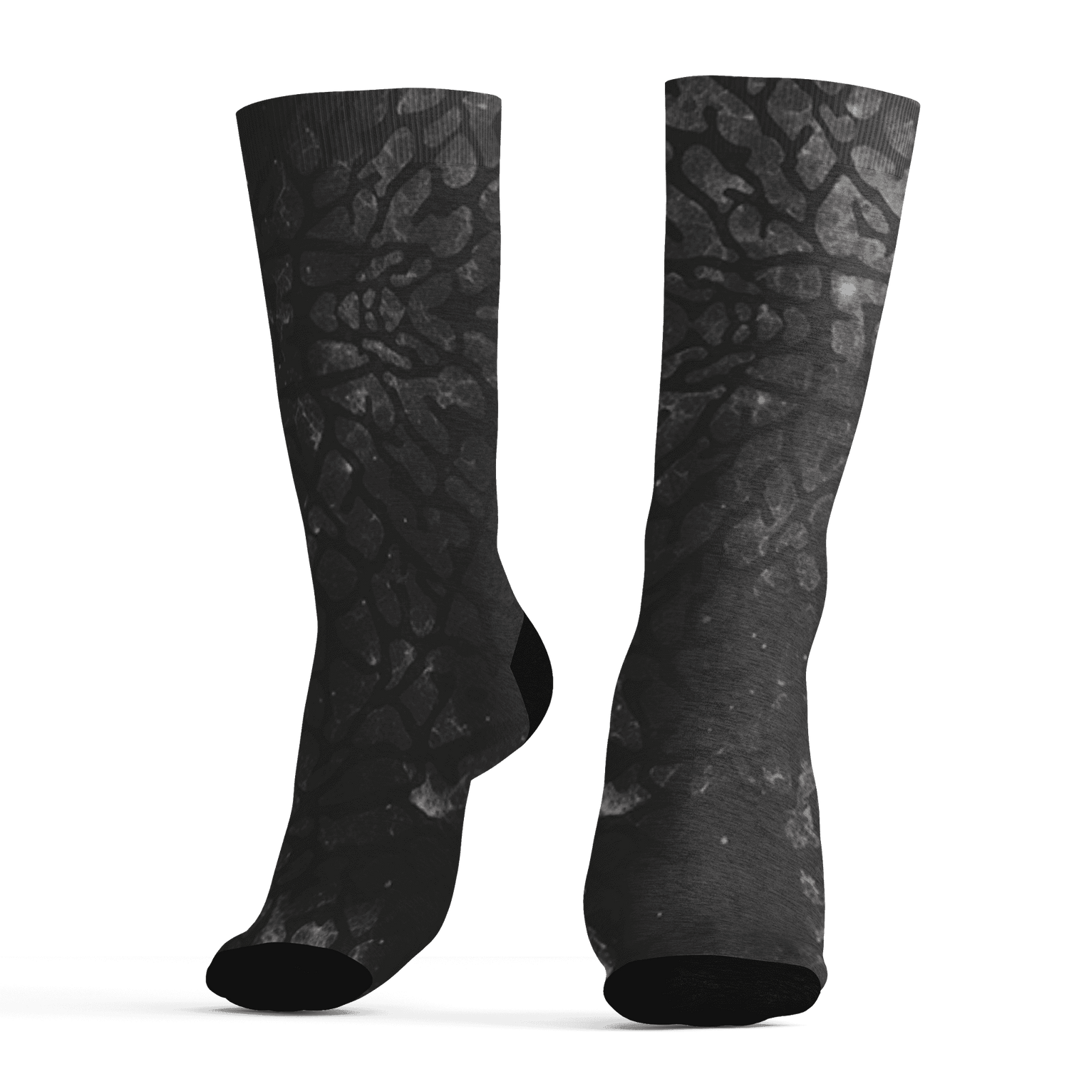 Green Glow 3s Socks Match Blowing Money Fast Girl 3D All-Over Print - NastyJamz