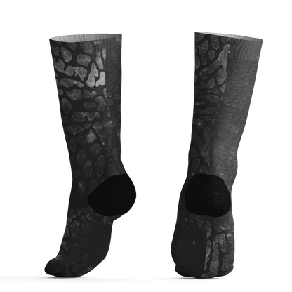 Green Glow 3s Socks Match Blowing Money Fast Girl 3D All-Over Print - NastyJamz