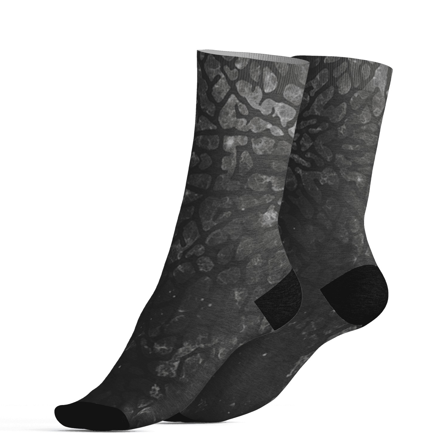 Green Glow 3s Socks Match Blowing Money Fast Girl 3D All-Over Print - NastyJamz