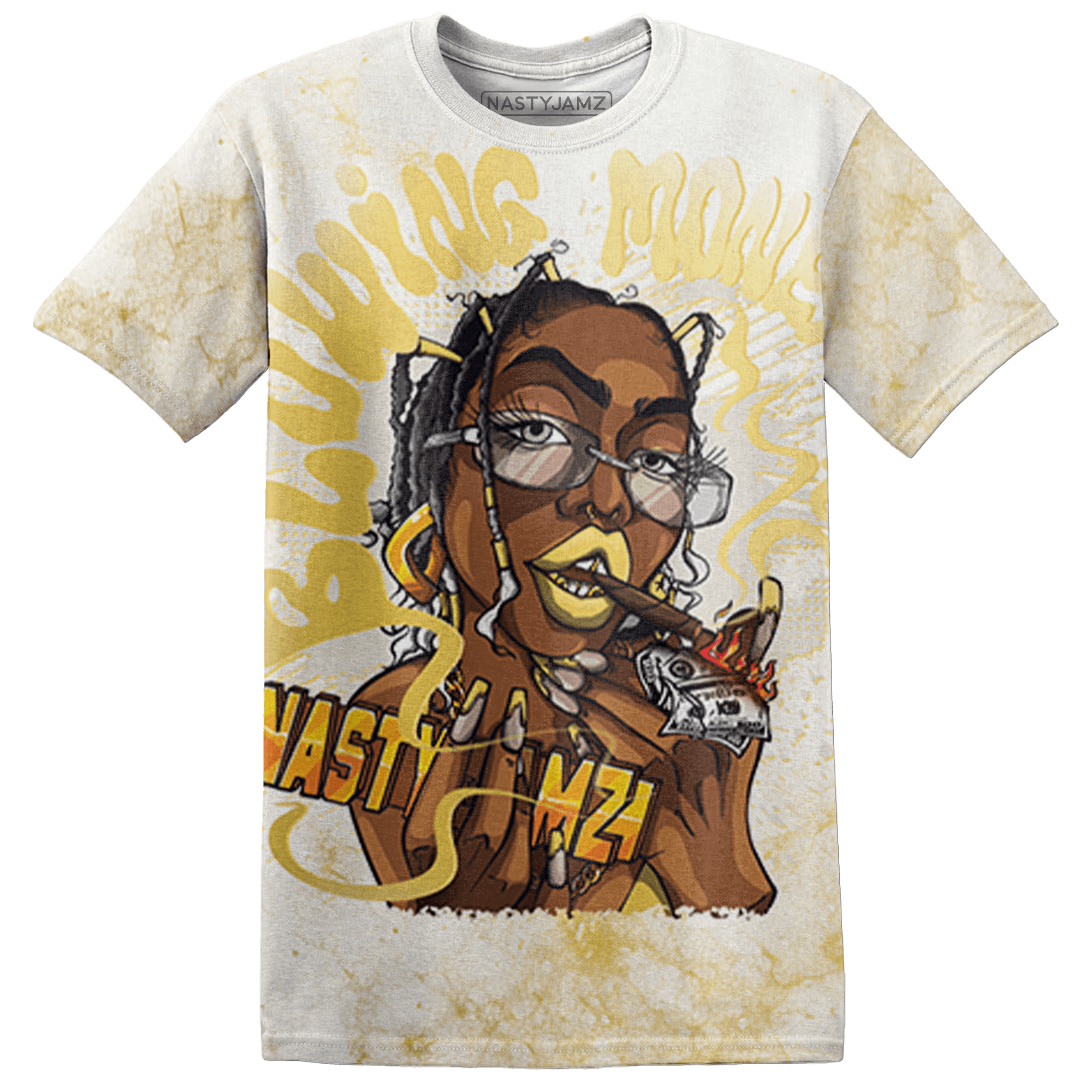 Sail 4s T Shirt Match Blowing Money Fast Girl 3D All-Over Print - NastyJamz