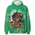 Lucky Green 5s Hoodie Match Blowing Money Fast Girl 3D All-Over Print - NastyJamz