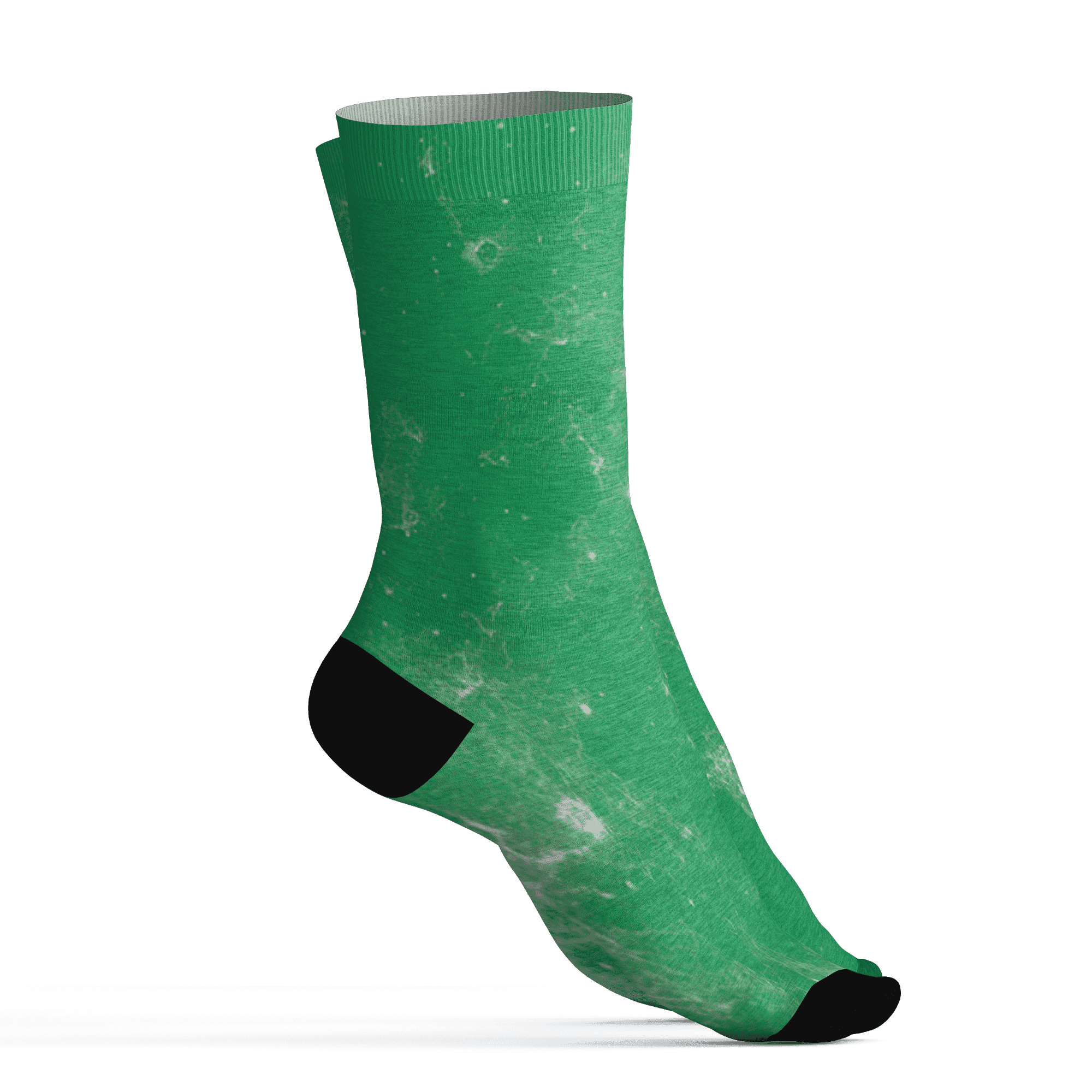 Lucky Green 5s Socks Match Blowing Money Fast Girl 3D All-Over Print - NastyJamz