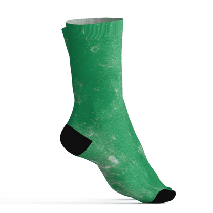 Lucky Green 5s Socks Match Blowing Money Fast Girl 3D All-Over Print - NastyJamz