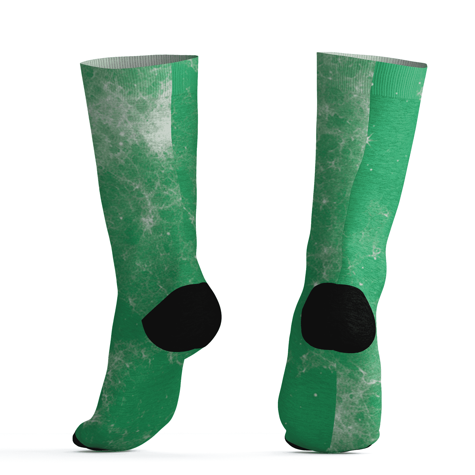 Lucky Green 5s Socks Match Blowing Money Fast Girl 3D All-Over Print - NastyJamz