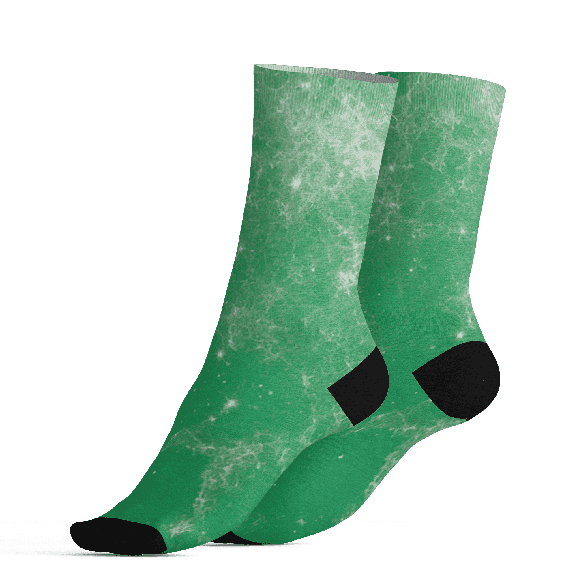 Lucky Green 5s Socks Match Blowing Money Fast Girl 3D All-Over Print - NastyJamz