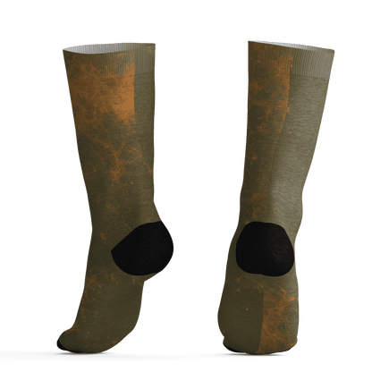 Olive 5s Socks Match Blowing Money Fast Girl 3D All-Over Print - NastyJamz