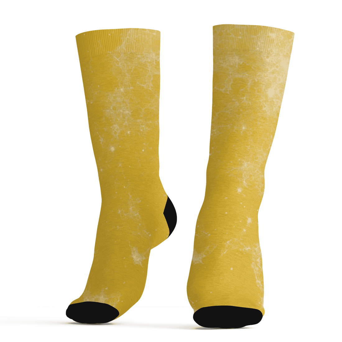 Yellow Ochre 6s Socks Match Blowing Money Fast Girl 3D All-Over Print - NastyJamz