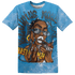 Powder Blue 9s T Shirt Match Blowing Money Fast Girl 3D All-Over Print - NastyJamz