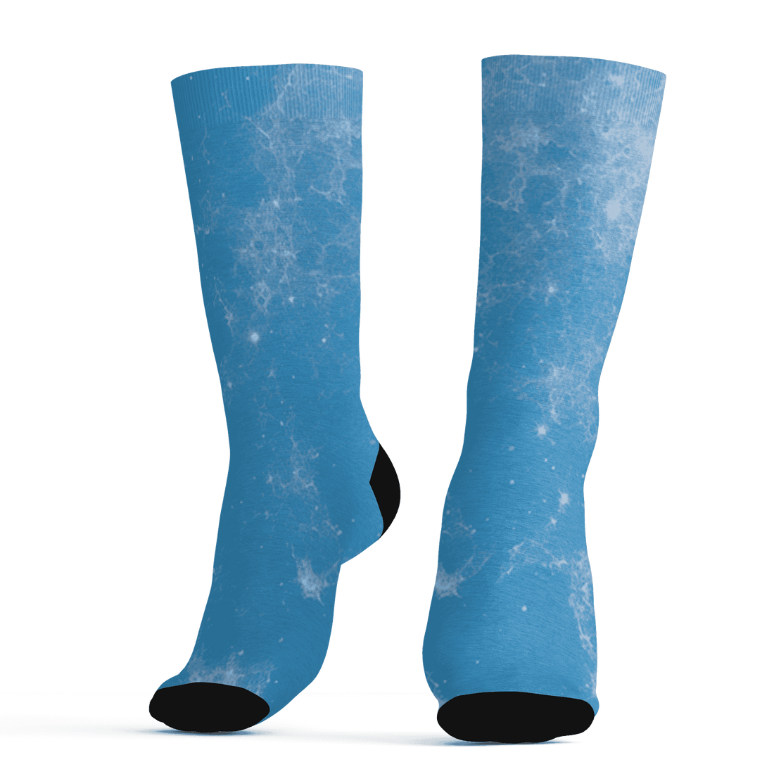 Powder Blue 9s Socks Match Blowing Money Fast Girl 3D All-Over Print - NastyJamz