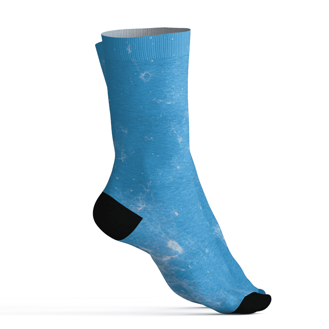 Powder Blue 9s Socks Match Blowing Money Fast Girl 3D All-Over Print - NastyJamz