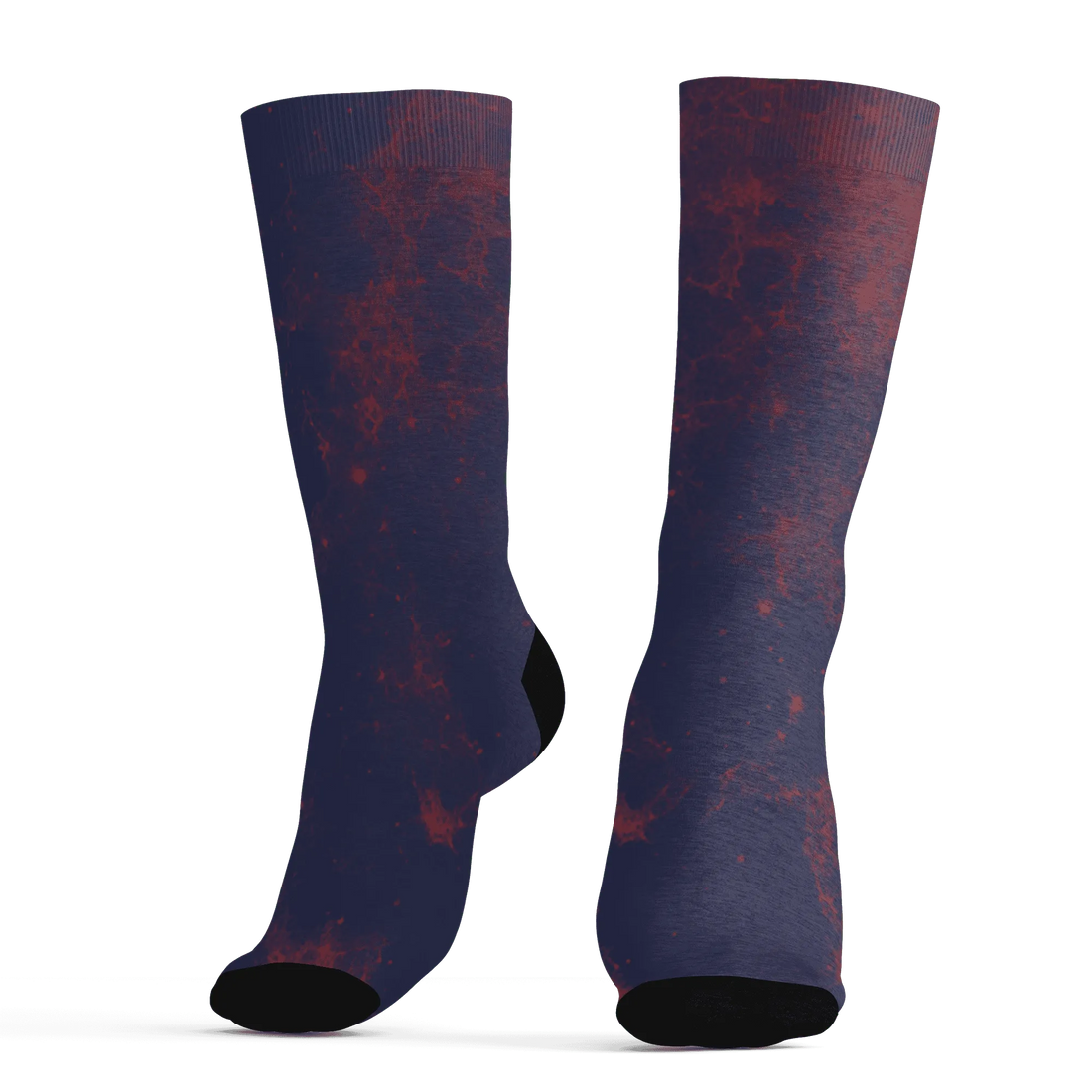 VaporMax-Air-Plus-Midnight-Navy-Gold-Black-Socks-Match-Blowing-Money-Fast-Girl-3D