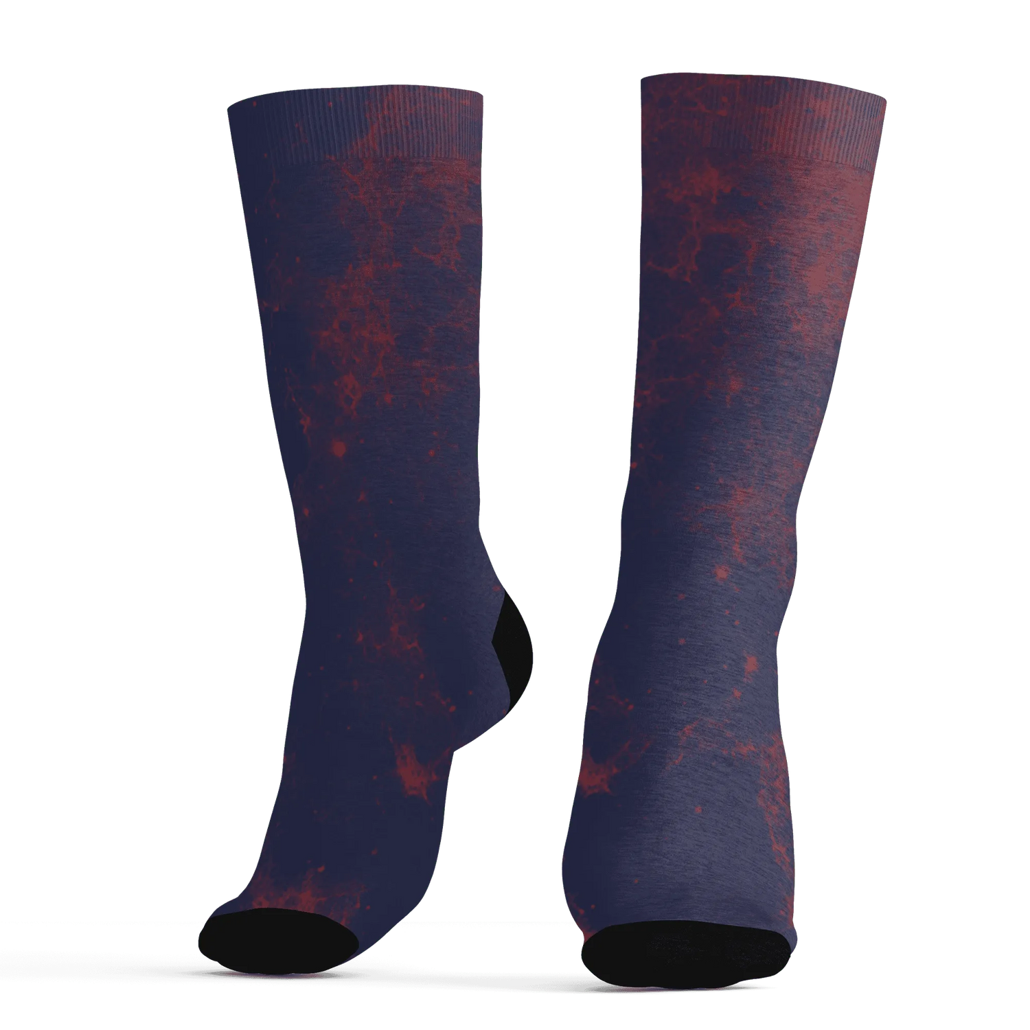 VaporMax-Air-Plus-Midnight-Navy-Gold-Black-Socks-Match-Blowing-Money-Fast-Girl-3D