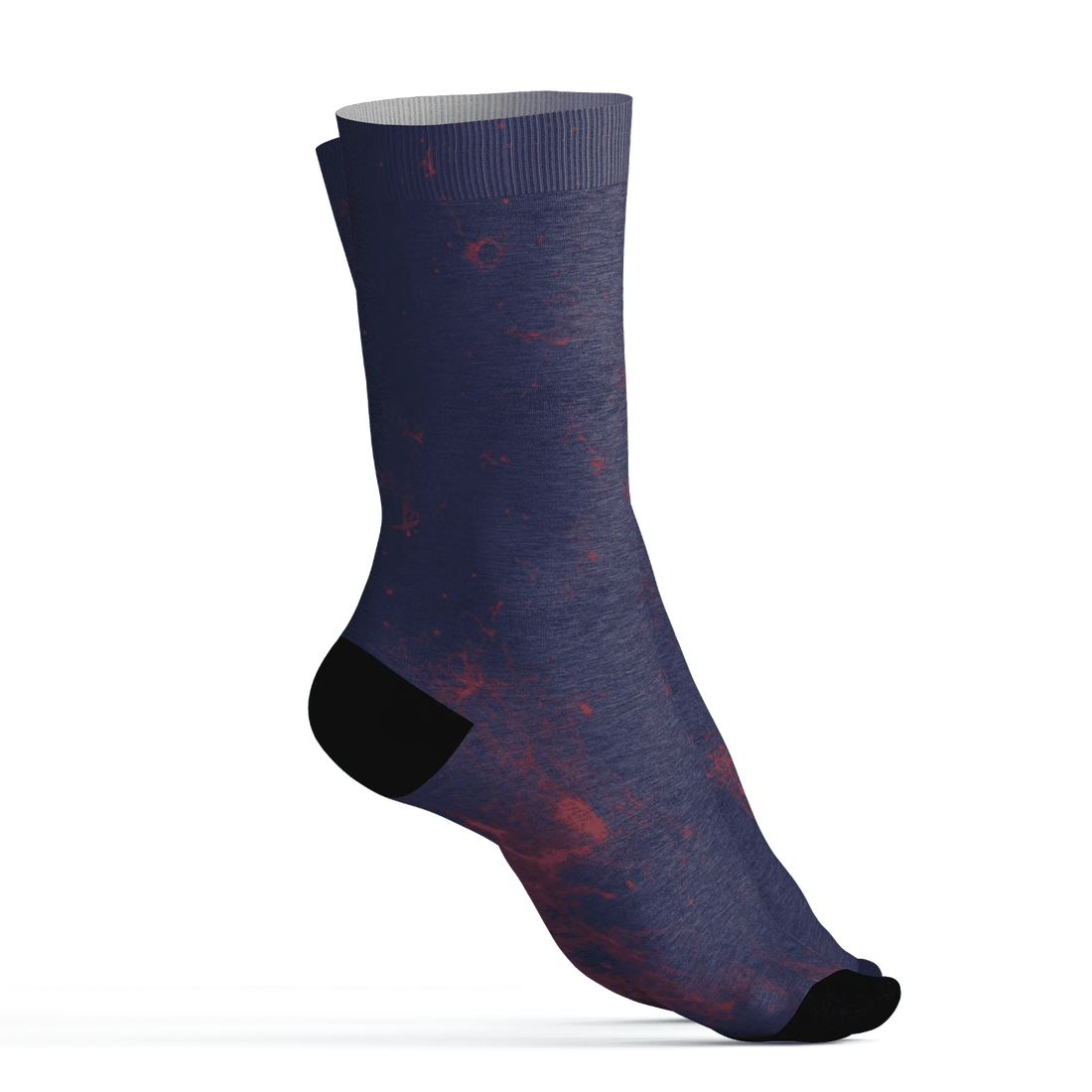 VaporMax-Air-Plus-Midnight-Navy-Gold-Black-Socks-Match-Blowing-Money-Fast-Girl-3D