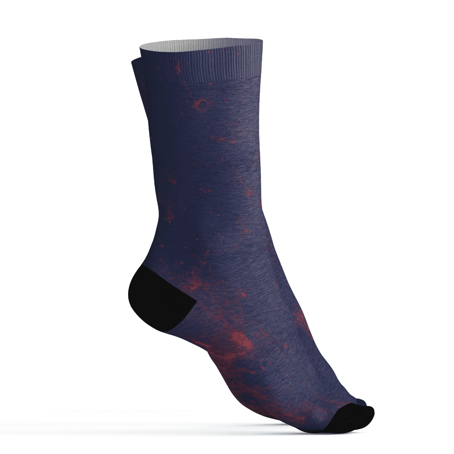 VaporMax-Air-Plus-Midnight-Navy-Gold-Black-Socks-Match-Blowing-Money-Fast-Girl-3D