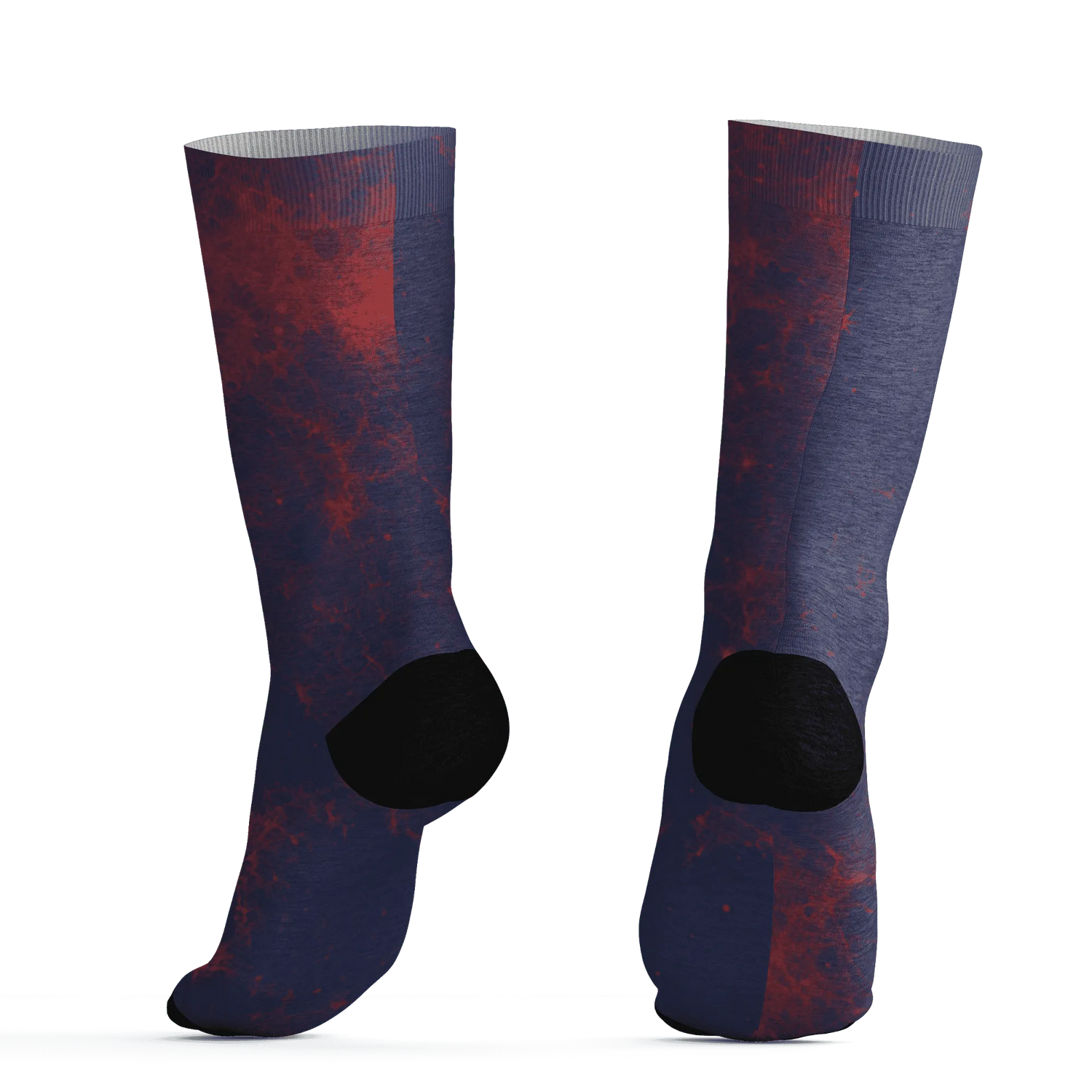 VaporMax-Air-Plus-Midnight-Navy-Gold-Black-Socks-Match-Blowing-Money-Fast-Girl-3D