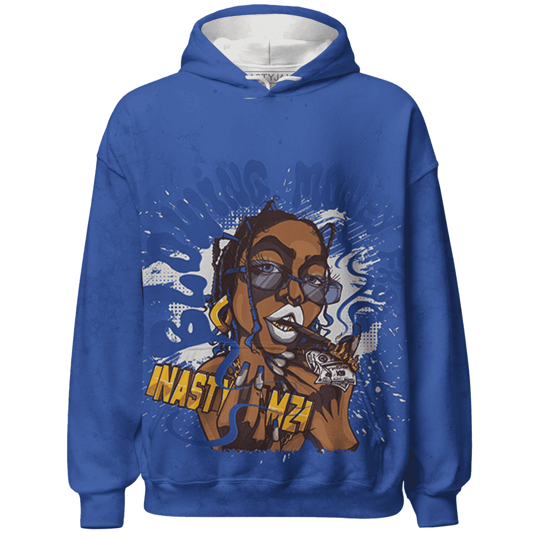 VaporMax-Game-Royal-Blue-Hoodie-Match-Blowing-Money-Fast-Girl-3D