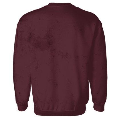 VaporMax-Night-Maron-Burgundy-Sweatshirt-Match-Blowing-Money-Fast-Girl-3D